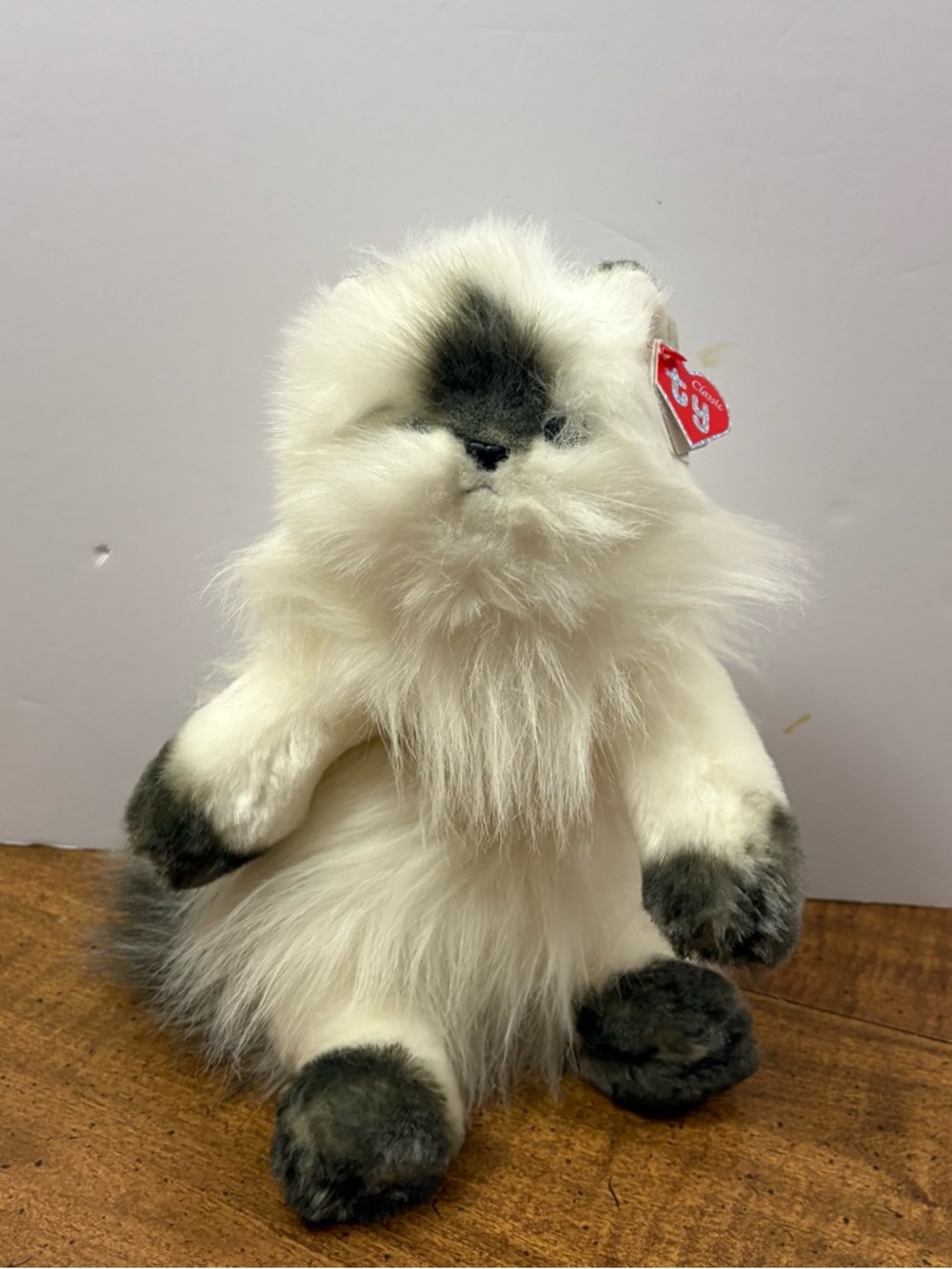 Ty Classic ANGEL Himalayan Cat Kitty 20th Anniversary Plush Stuffed Animal 2006